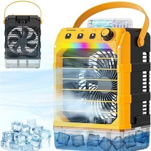 Misting Fan Portable Compatible for Dewalt 20V/60V Battery(NO BATTERY)